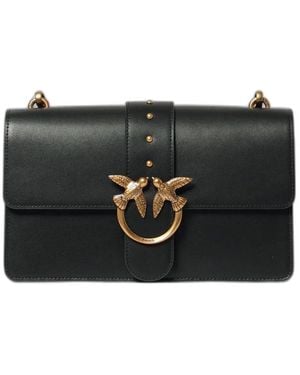 Pinko Leather Bag - Black