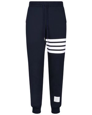 Thom Browne Fleece Sweatpants - Blue