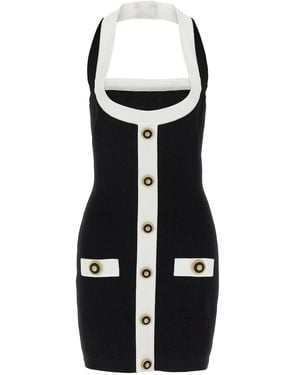 Balmain 'Filo Leone Catena' Dress - Black