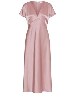 Marella Triacetate Midi Dresses - Pink