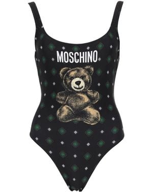 Moschino "Teddy" One Piece Swimsuit - Black