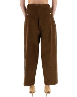 Brown Moschino Pants for Women | Lyst