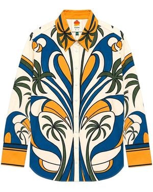 FARM Rio Tropical Graphic Shirt - Blue