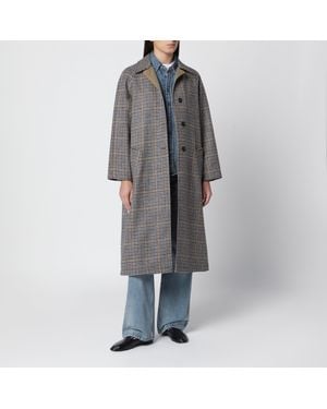 Schneiders Reversible Wool Coat - Grey