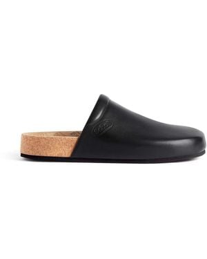Balenciaga Calf Skin Sandals - Black