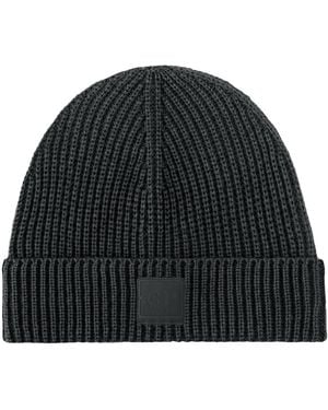 C.P. Company C.P.Company "Metropolis" Merino Wool Beanie - Black