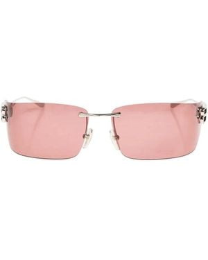 Balenciaga Metal Gossip Sunglasses - Pink