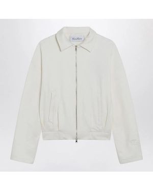 Max Mara Cropped Sweatshirt - White