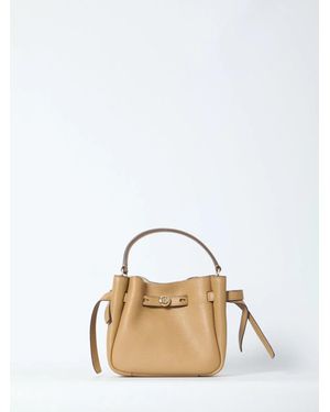 Tory Burch Romy Bucket Bag Mini - Natural