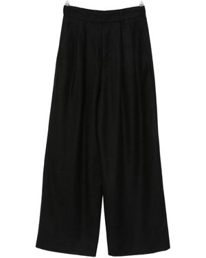 Susanne Bommer Cotton Blend Trousers - Black