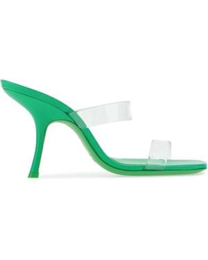 BY FAR Grass Clara Mules - Green