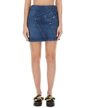 JW Anderson Denim Miniskirt - Blue