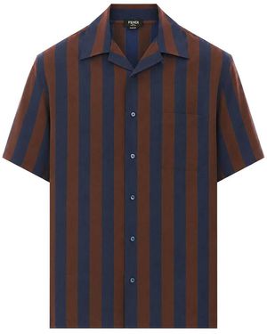 Fendi Short Sleeves Shirt - Blue
