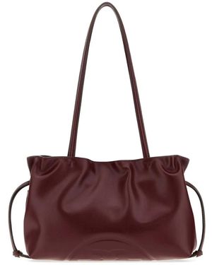 Tory Burch Ella Recycled Drawstring Small Tote - Purple