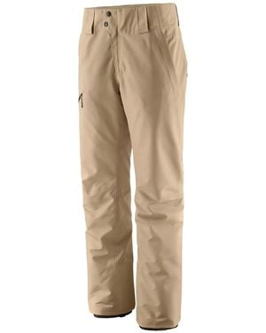 Patagonia W's Insulated Powder Town Trousers - Natural