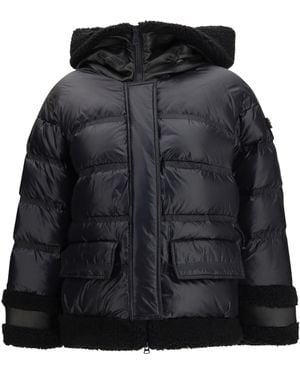 Peuterey Kunto Bg Faux Fur Puffer Jacket - Black