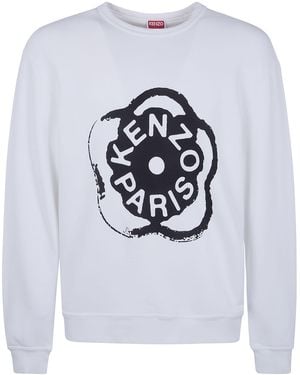 KENZO Boke Flower 2.0 Cotton Sweatshirt - Gray
