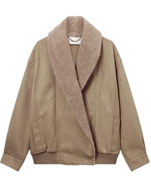 Stella McCartney Faux Leather Jacket - Brown