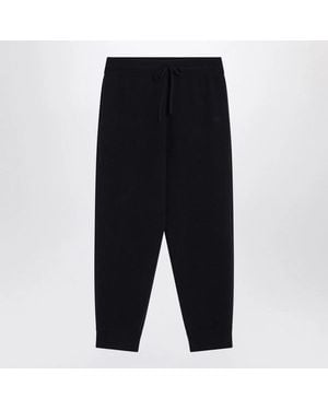 Burberry Cashmere-Blend Jogging Pants - Black