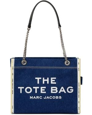 Marc Jacobs Dark Wash Cotton Bags - Blue