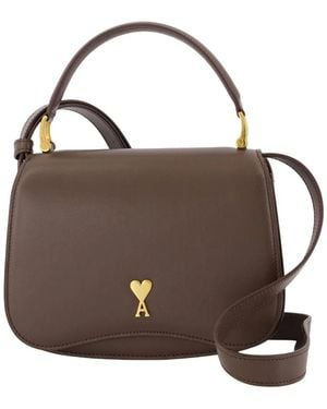 Ami Paris Paris Paris Purse - Brown