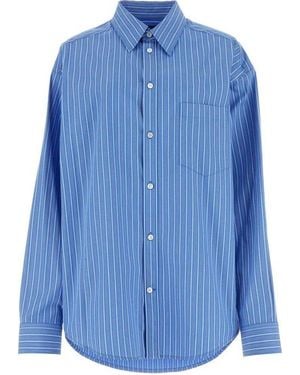 Balenciaga Shirt Crafted - Blue