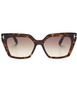Tom Ford Sunglasses Ft1030 52,00Â F/15/140 - Brown