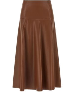 Nude Full Skirt - Brown