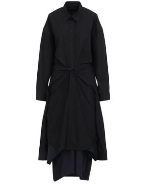 Balenciaga Maxi Patched Shirt - Black