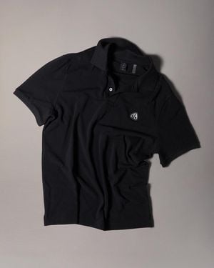 Moose Knuckles Everett Polo - Black