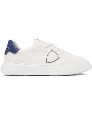 Philippe Model Leather Sneakers - White