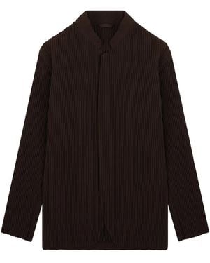 Homme Plissé Issey Miyake Homme Plisse Issey Miyake Giacca Plissettata - Black