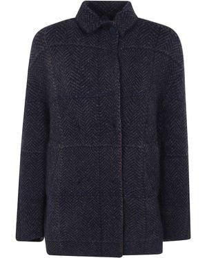 Boboutic "Spina" Double Breasted Jacket - Blue