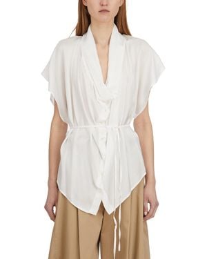 Collection Privée Viscose Blouse - White