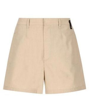 Fendi Wool Bermuda-Shorts For Ss24 - Natural