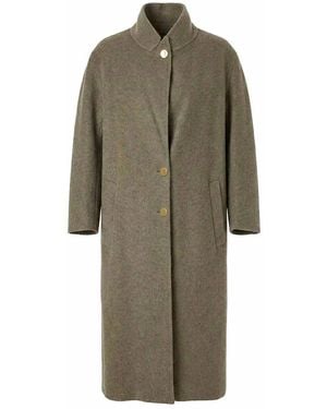 Alberta Ferretti Wool Coat - Natural