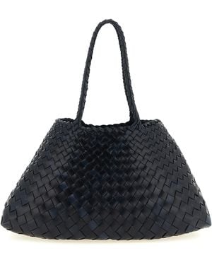 Dragon Diffusion 'Santa Croce Big' Shoulder Bag - Blue
