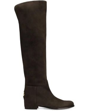 Dolce & Gabbana Dolce & Gabbana Leather Flat Shoes - Black