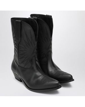 Golden Goose Wish Star Low Boots - Black