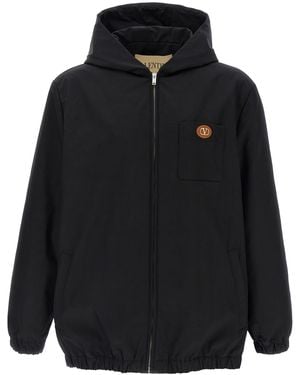 Valentino Nylon Jacket - Black