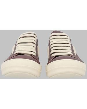 Rick Owens Sneakers Vintage Leather Sneakers - Metallic