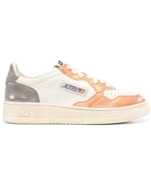 Autry "Super Vintage Low" Sneakers - Pink