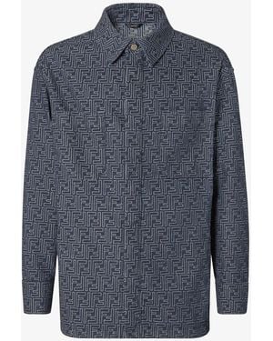 Victoria Beckham Cotton Jackets - Blue