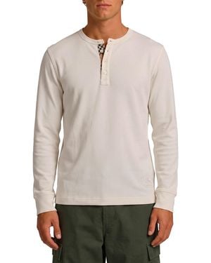 Burberry Long-Sleeved Cotton Jumper - White