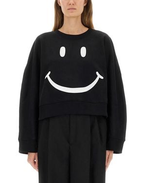 Moschino "Smiley" Sweatshirt - Black