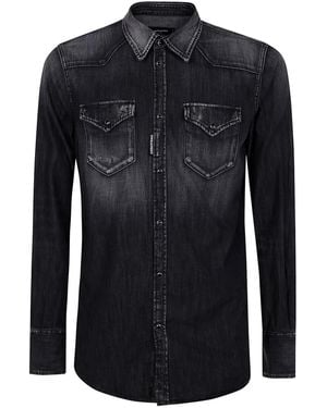 DSquared² Classic Western Shirt - Black