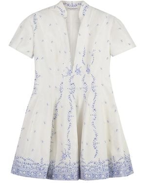 Philosophy Di Lorenzo Serafini Poplin Mini Dress - White