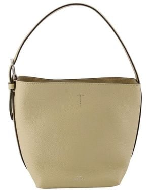 TOTEME Petite Belted Shopper Bag - Natural
