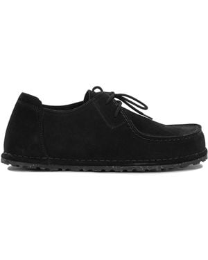 Birkenstock "Utti" Lace-Up Loafers - Black