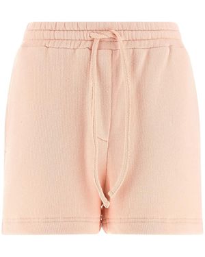 Dolce & Gabbana Dolce & Gabbana Logo Patch Shorts - Pink